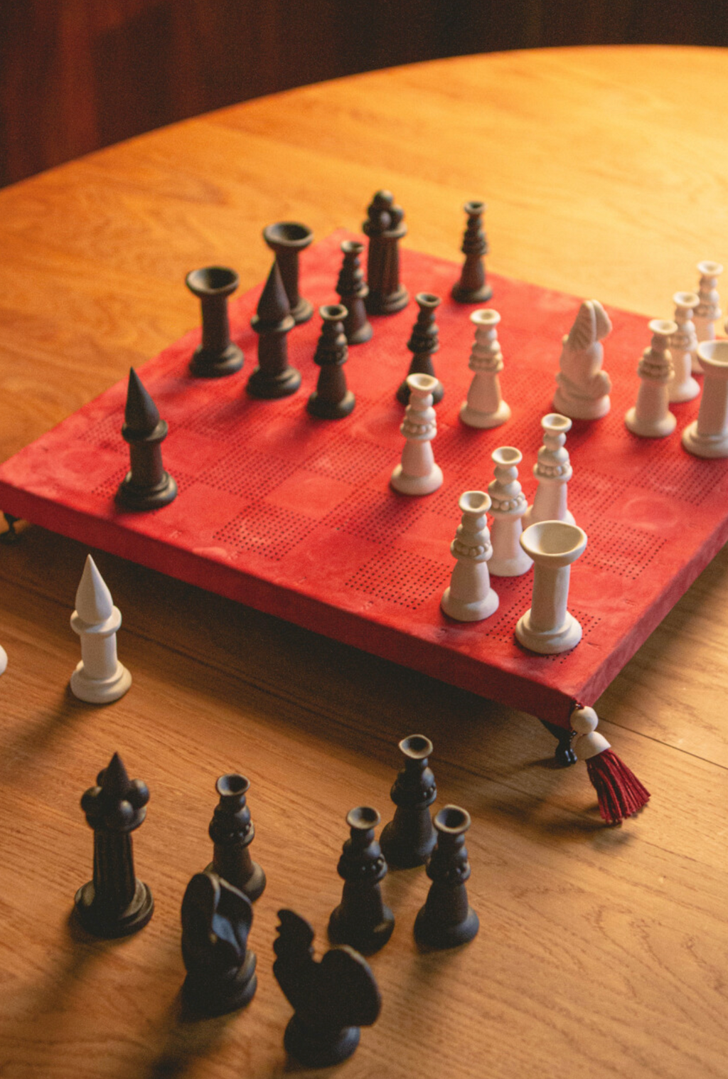 Artist-Designed Porcelain Chess Set