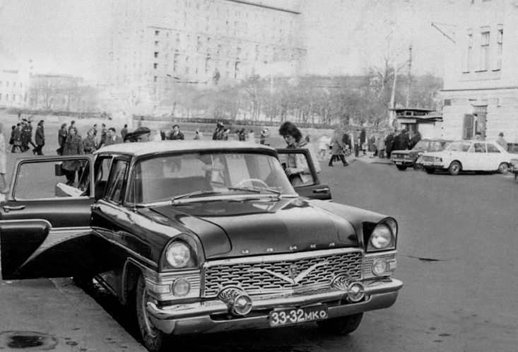 David Bowie with a GAZ Chaika, 1973 | Exclusive to SovaLova LA